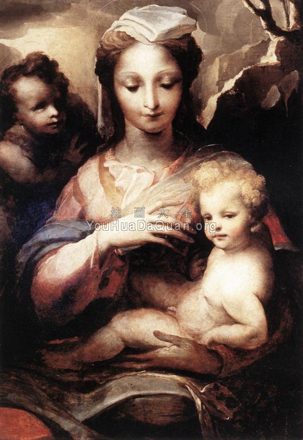 Madonna with the Infant Christ and St John the Baptist - 多梅尼科·贝卡夫米